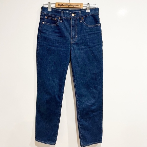 J. Crew High-rise '90s classic straight-fit jean in Rinse wash - Picture 5 of 14
